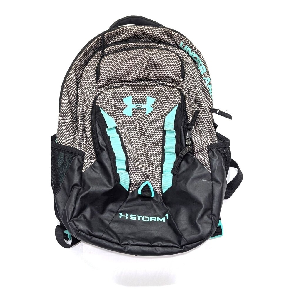 Under Armour Storm 1 Unisex Adults Black Mint Green Backpack